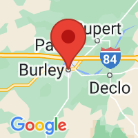 Map of Burley, ID